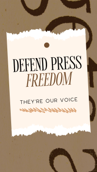 Defend Press Freedom Facebook Story Image Preview