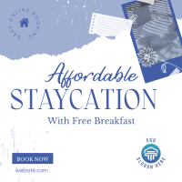  Affordable Staycation  Instagram post Image Preview