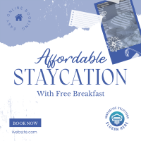  Affordable Staycation  Instagram post Image Preview