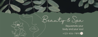 Beauty Spa Booking Facebook cover Image Preview