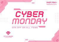 Circuit Cyber Monday Postcard Image Preview