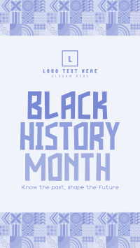 Neo Geo Black History Month TikTok Video Design