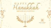 Hanukkah Lily Facebook event cover Image Preview