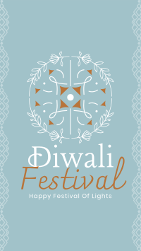 Diwali Lantern Facebook story Image Preview