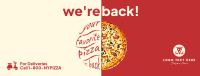 Italian Pizza Chain Facebook cover Image Preview
