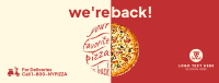 Italian Pizza Chain Facebook cover Image Preview