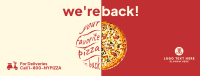 Italian Pizza Chain Facebook cover Image Preview