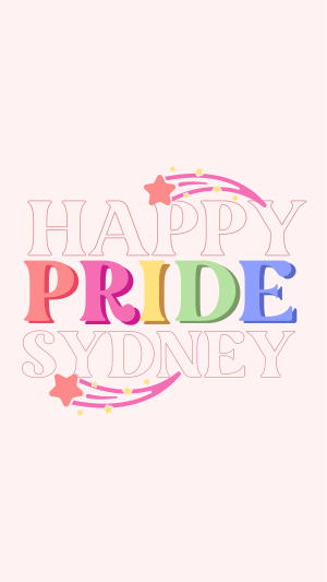 Happy Pride Text Facebook Story Image Preview