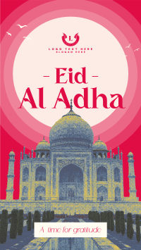 Eid Al Adha Temple YouTube Short Design