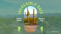 Incredible Days In Mexico Facebook Event Cover Design