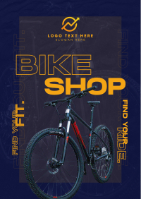 Bicycle Modern Grainy Poster Image Preview