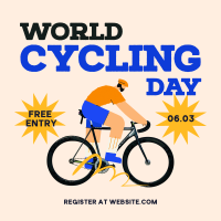 World Bicycle Day Instagram Post Image Preview