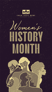 Women's History Month March YouTube short Image Preview