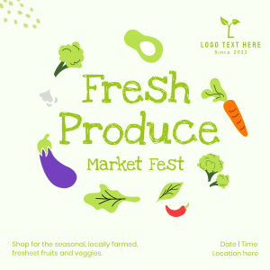 Fresh Market Fest Instagram post Image Preview