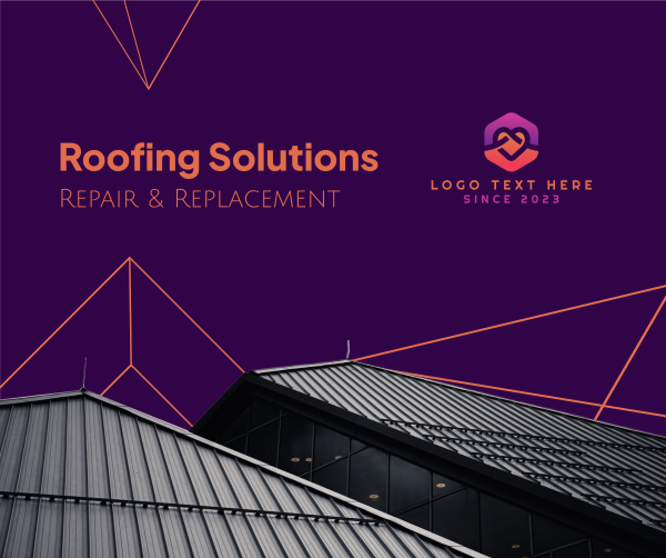 Residential Roofing Solutions Facebook Post Design Image Preview