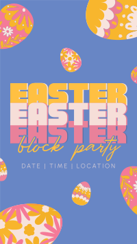 Easter Party Eggs Instagram Reel Image Preview