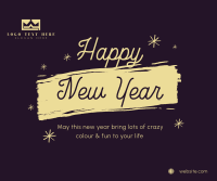 New Year Greet Facebook post Image Preview