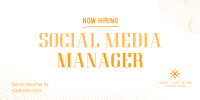Social Media Manager Twitter Post Design