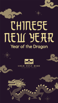 Year of the Dragon  Facebook story Image Preview