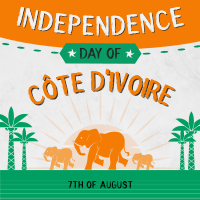 Ivory Coast Independence Day Instagram post Image Preview