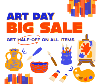 Art Materials Sale Facebook post Image Preview