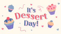 Cupcakes For Dessert Facebook Event Cover Design