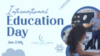 Education Day Learning Facebook Event Cover Design