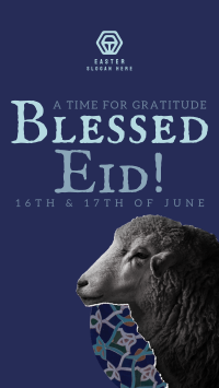 Sheep Eid Al Adha Instagram reel Image Preview