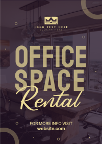 Office Space Rental Poster Design