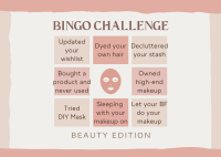 Beauty Bingo Challenge Postcard Image Preview