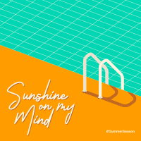 Sunshine on my Mind Instagram Post Design
