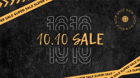 10.10 Sale Tape Facebook event cover Image Preview