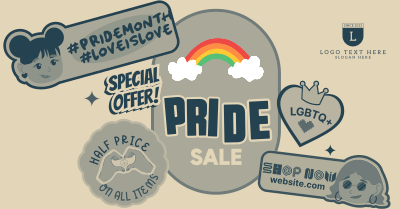 Proud Rainbow Sale Facebook ad Image Preview