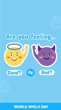 Emoji Day Poll Facebook Story Design