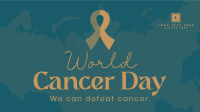 We Can Defeat Cancer Facebook event cover Image Preview