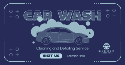 Car Cleaning and Detailing Facebook ad Image Preview