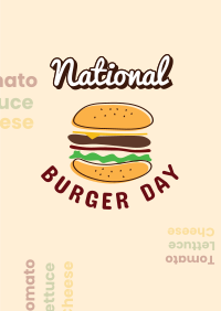Classic Burger Poster Image Preview
