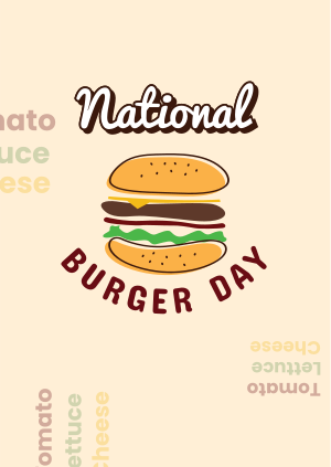 Classic Burger Poster Image Preview