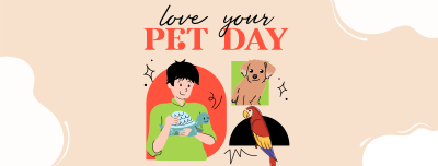 Loving Your Pet Facebook cover Image Preview