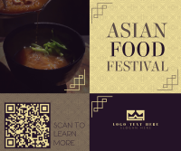 Asian Food Fest Facebook Post Design