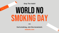 World No Smoking Day Facebook Event Cover Image Preview