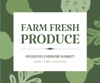 Farm Fresh Produce Facebook Post Design
