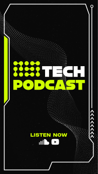 Technology Podcast Circles TikTok Video Image Preview