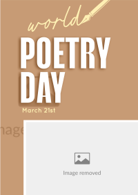 Reading Poetry Poster Design