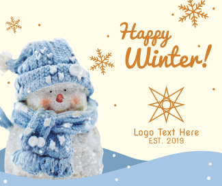 Happy Winter Facebook post