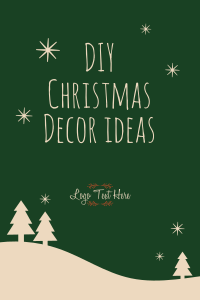 DIY Christmas Decor Pinterest Pin Image Preview