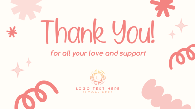 Abstract Shapes Thank You Facebook event cover Image Preview