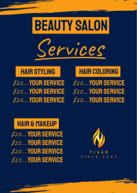 Salon Services Flyer Image Preview