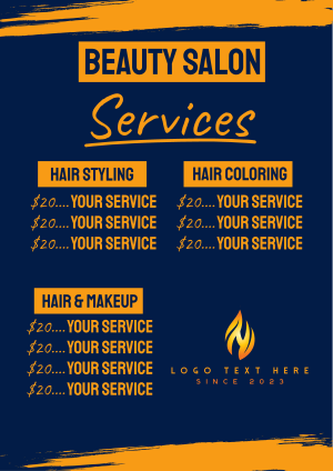 Salon Services Flyer Image Preview