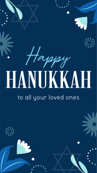 Elegant Hanukkah Night TikTok Video Image Preview